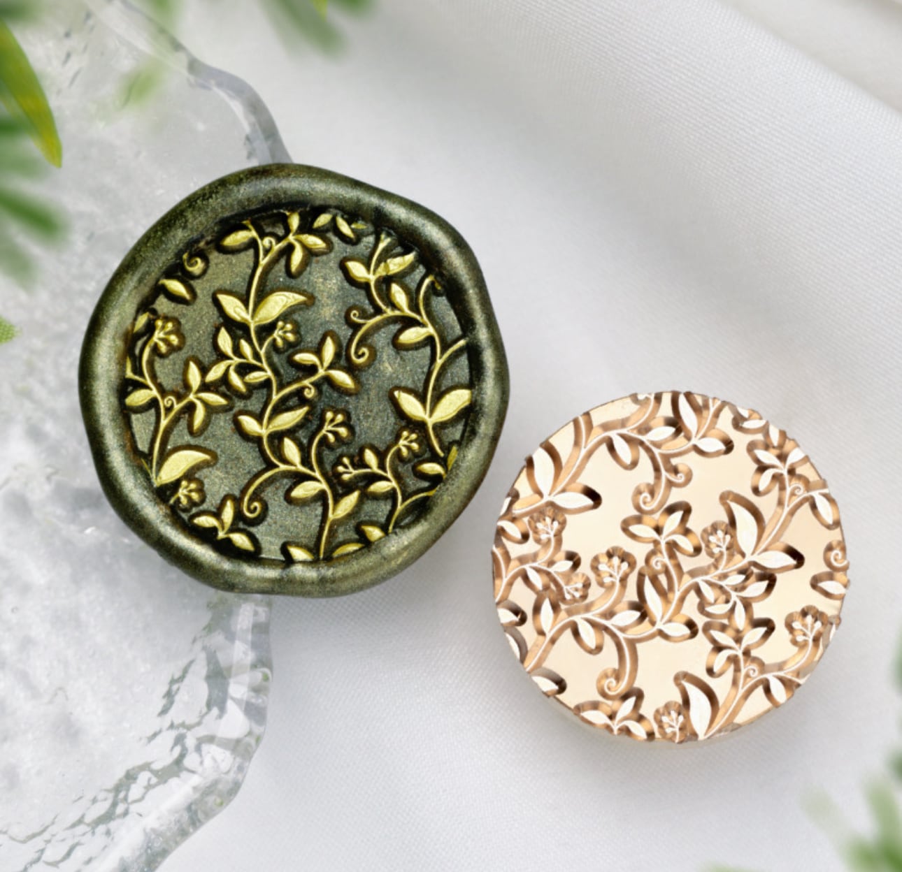 スタンプ(くねくねリーフ)