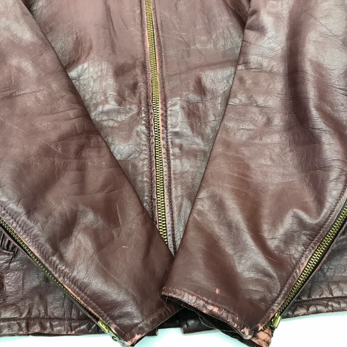 THIS GENUINE LEATHER GARMENT レザーガーメント 70年代 シングル