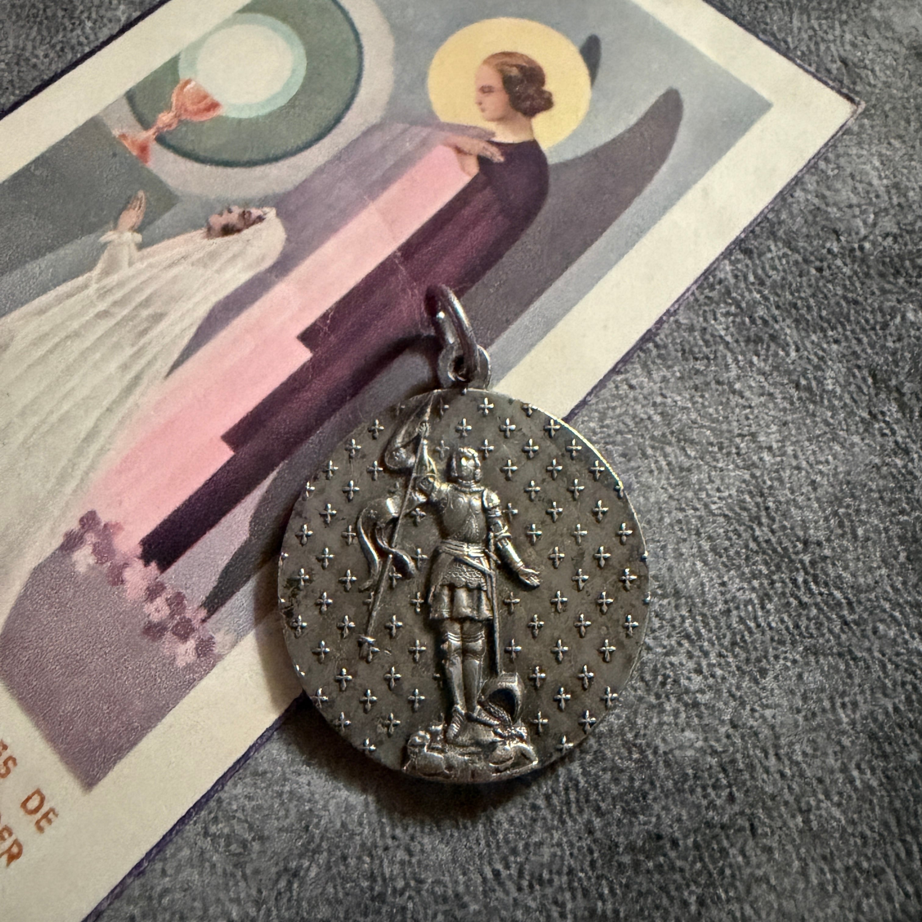 シルバー系 | Antique medaille Mary