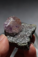 カルール産 ルチル イン アメジスト 「朝露と薔薇」Amethyst  ◇ 天然石・鉱物・パワーストーン・原石 | st00339