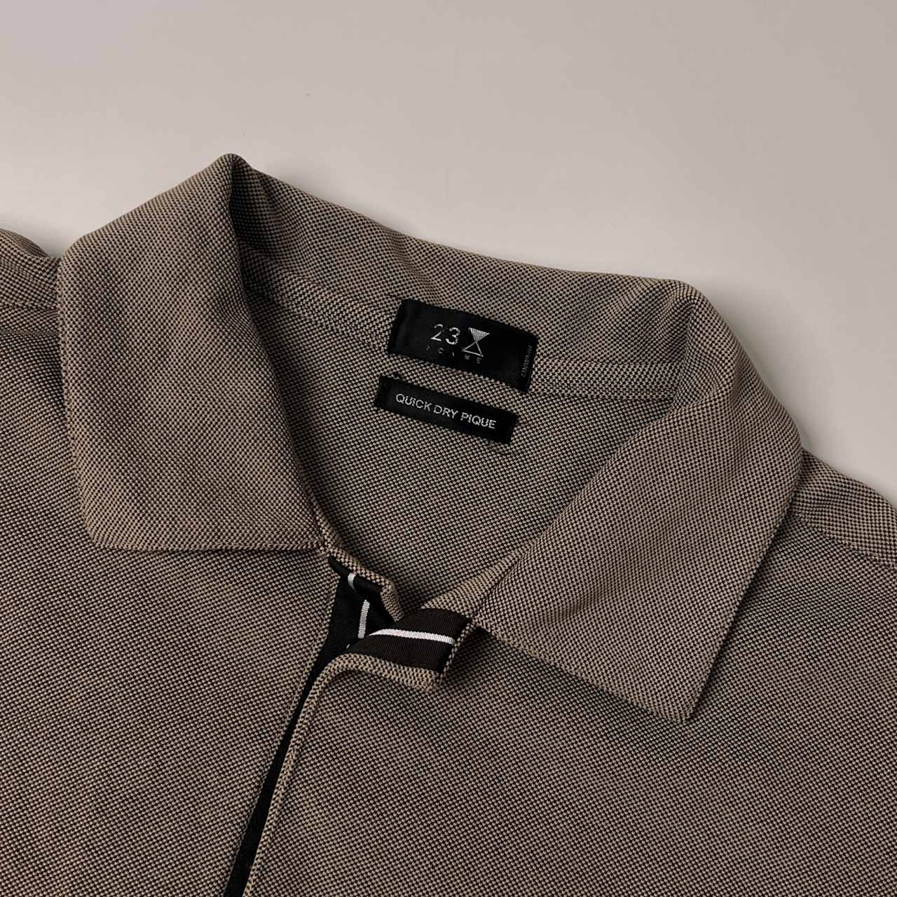 23区 HOMME ニジュウサンク オム QUICK DRY PIQUE 鹿の子 半袖 ポロシャツ 48/メンズ