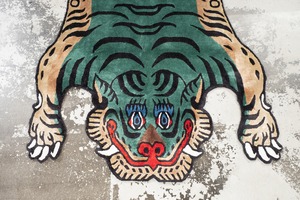 Tibetan Tiger Rug 《Lサイズ•シルク091》チベタンタイガーラグ