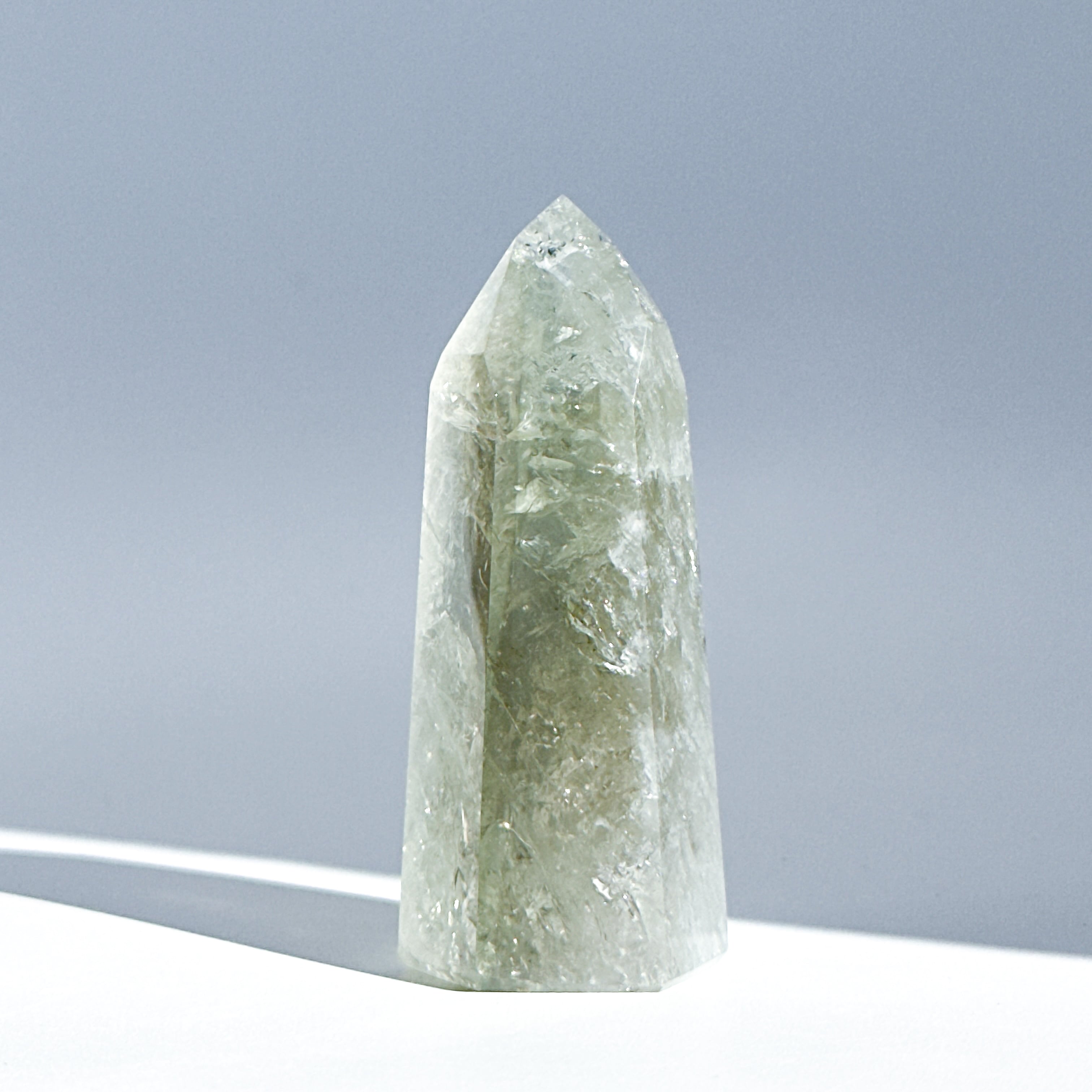 非加熱◎バイーア産グリーンアメジスト タワー25◇ Green Amethyst ◇天然石・鉱物・パワーストーン