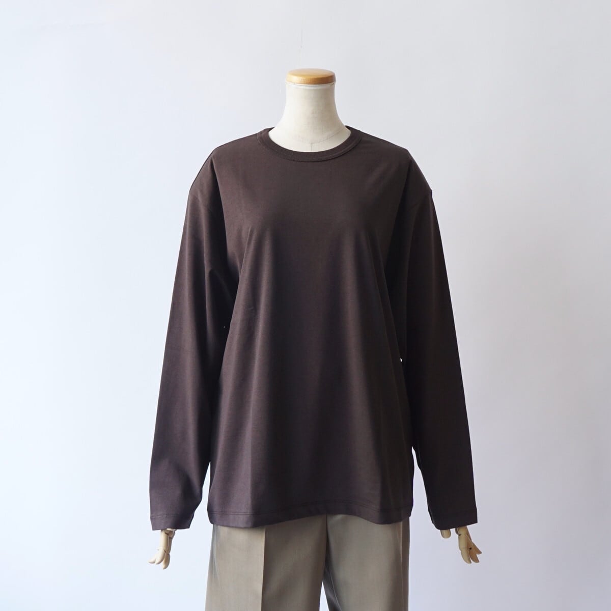 BATONER/バトナー・Men UTILITY COTTON CREW NECK LONG SLEEVE T
