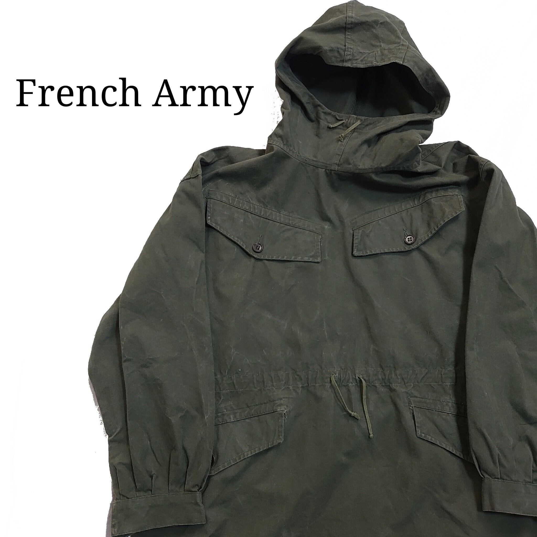 雰囲気抜群】フランス軍 アルパインスモック 50~60s ユーロ 雰囲気抜群】フランス軍 アルパインスモック 50~60s ユーロ