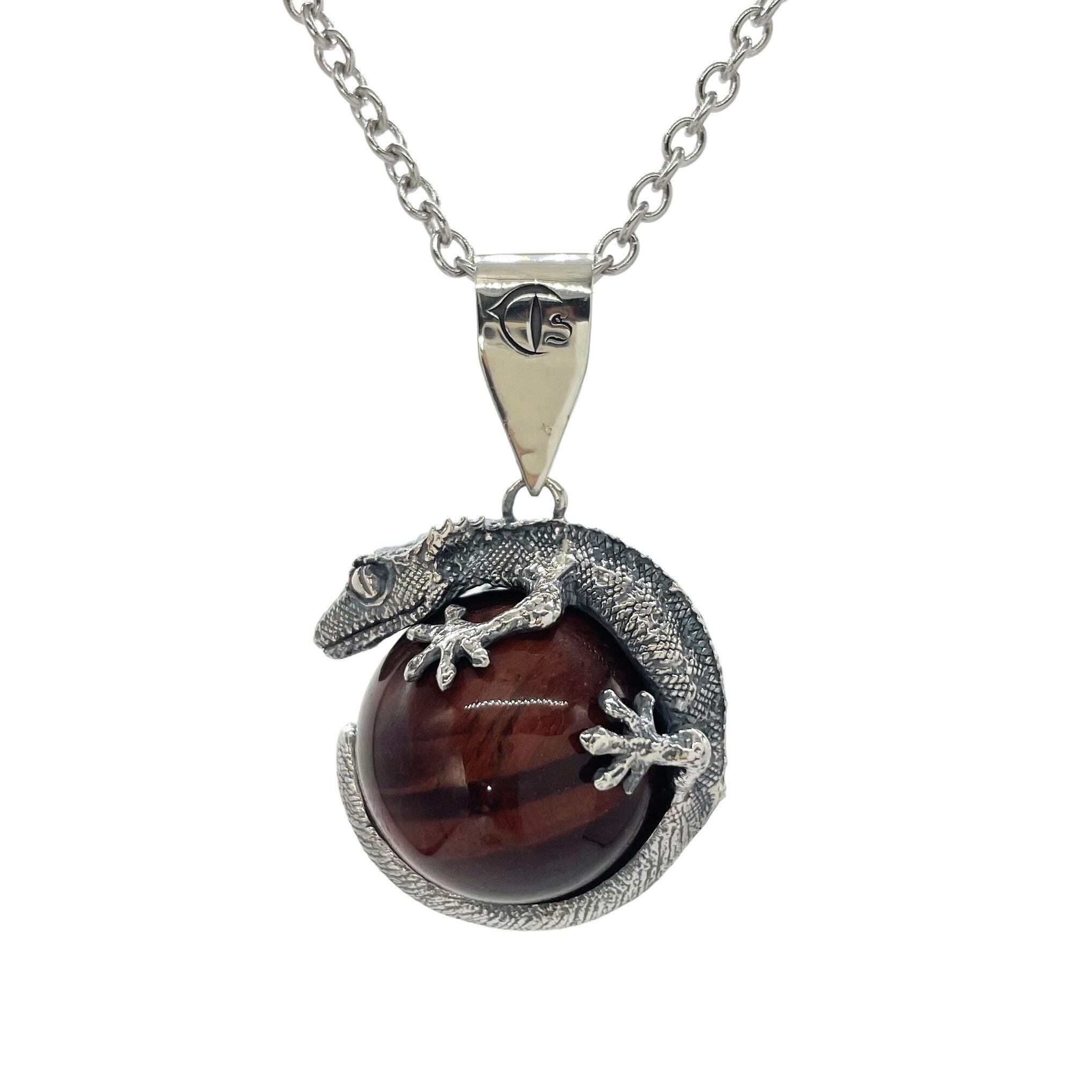 クレステッドゲッコーペンダント(天然石) | Cold I's 公式オンライン