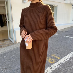 オーバーニットワンピース W0048