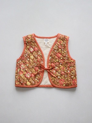 Apolina   for BABY  ELMA GILET - AUTUMN HARVEST FLORAL  18-24m　