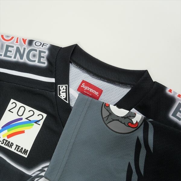 Size【S】 SUPREME シュプリーム 22SS Eagle Moto Jersey ロンT 黒 