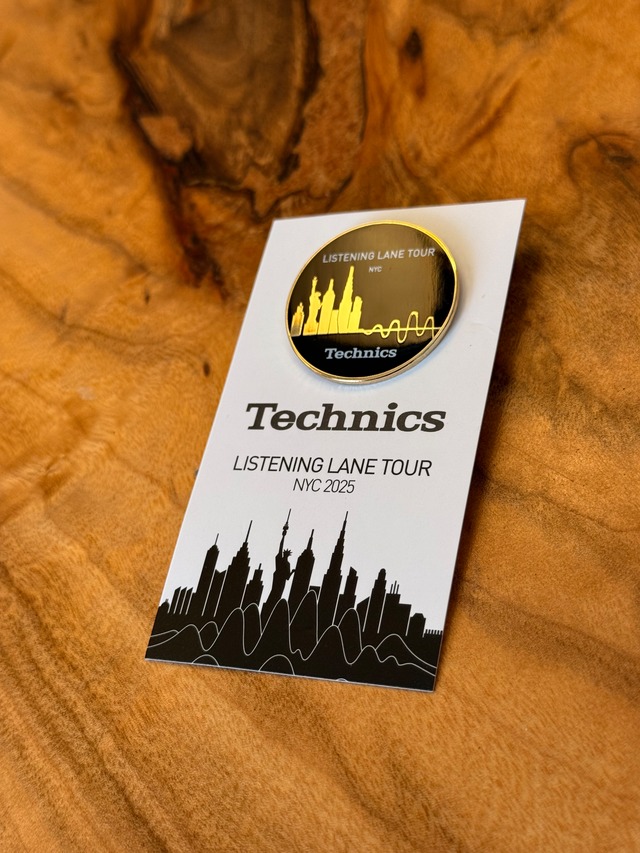Technics Listening Tour Pins