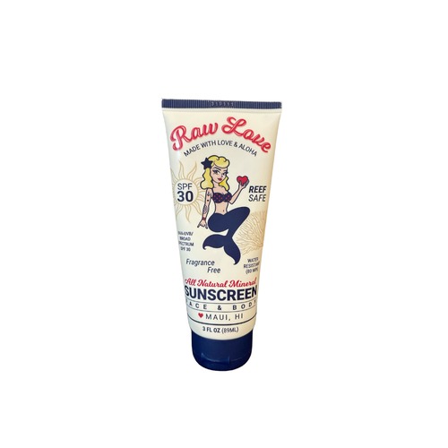 日焼止め クリーム / Raw Love Sunscreen 紫外線吸収剤不使用 FDA認可