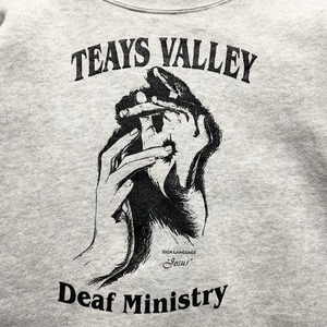 vintage 1990’s “JESUS” print sweat shirt