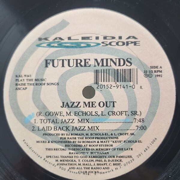 Future Minds / Jazz Me Out [KAL 9141] - 画像1
