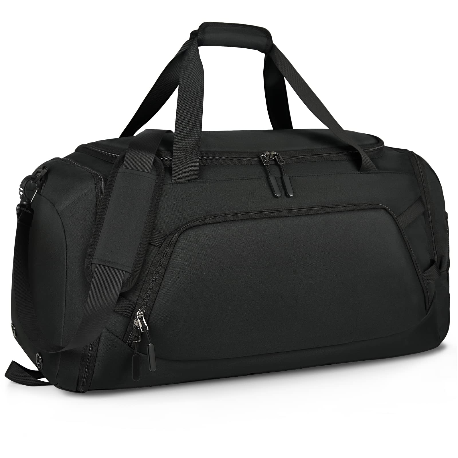 新品未使用　GOLD'S GYM VENICE.CAボストンバッグ　ダッフル 黒 RAINSMORE] ボストンバッグ メンズ 大容量 55L スポーツバッグ 修学