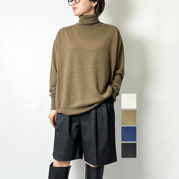 SACRA サクラ EXTRA FINE MERINO TOP 124636081 2024秋冬新作 [送料 