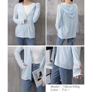 UV パーカー 接触冷感 レディース 夏 韓国 羽織り 大人 カジュアル おしゃれ ゆったり オーバーサイズ 紫外線対策 日焼け防止 薄手 UPF50+ 涼しい アウター サマー カーディガン 大人可愛い 大人女子