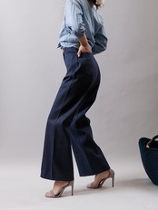 1980's Military / Denim Sailor Pants