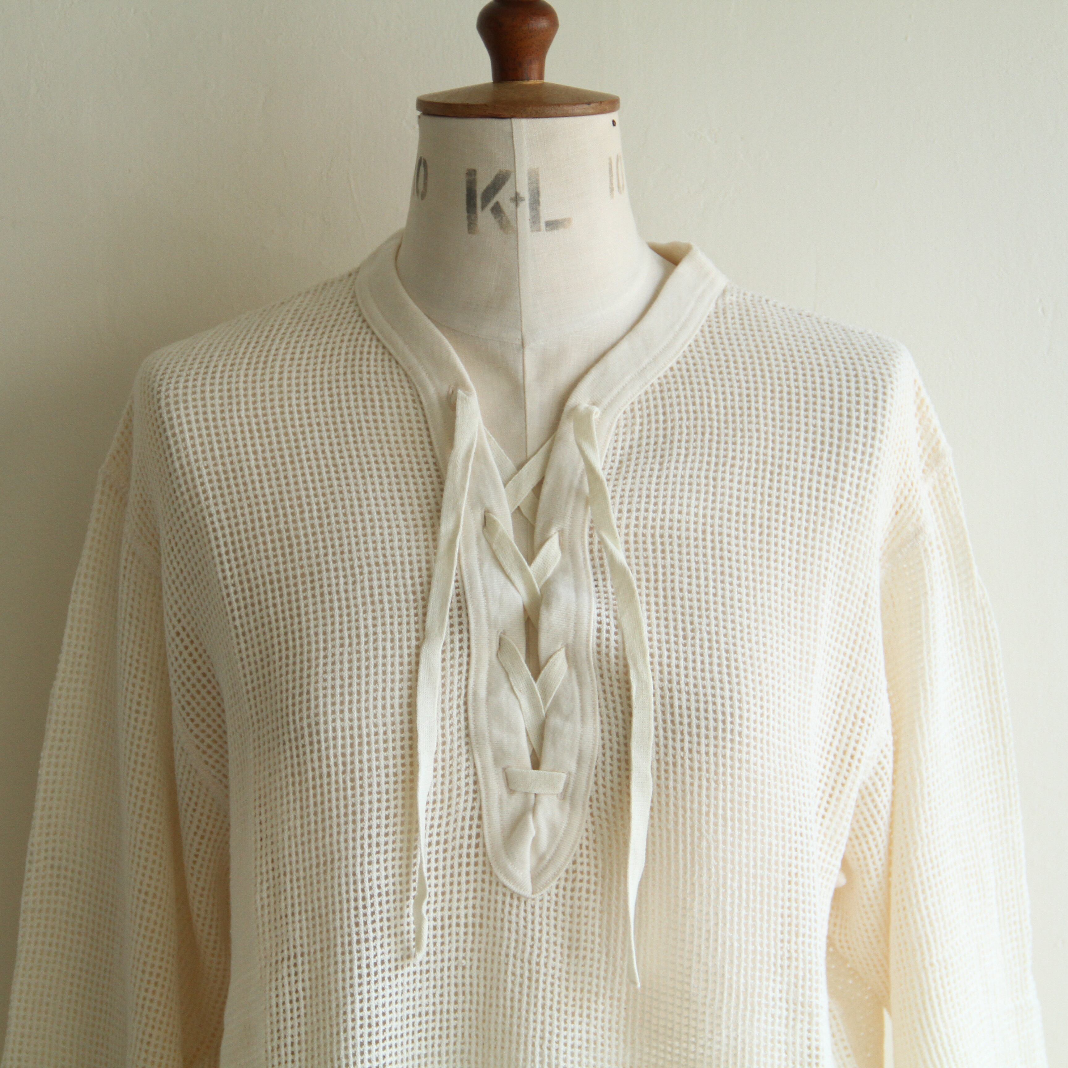 PHEENY【 womens 】Basket mesh lace up long sleeve | Terminal PHEENY【 womens 】Basket mesh lace up long sleeve | Terminal