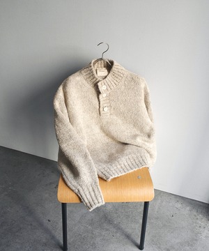 Kota Gushiken / KGAW26-K01 BLOUSING BALLOON SLEEVE WITH RAW LINEN (ECRU)