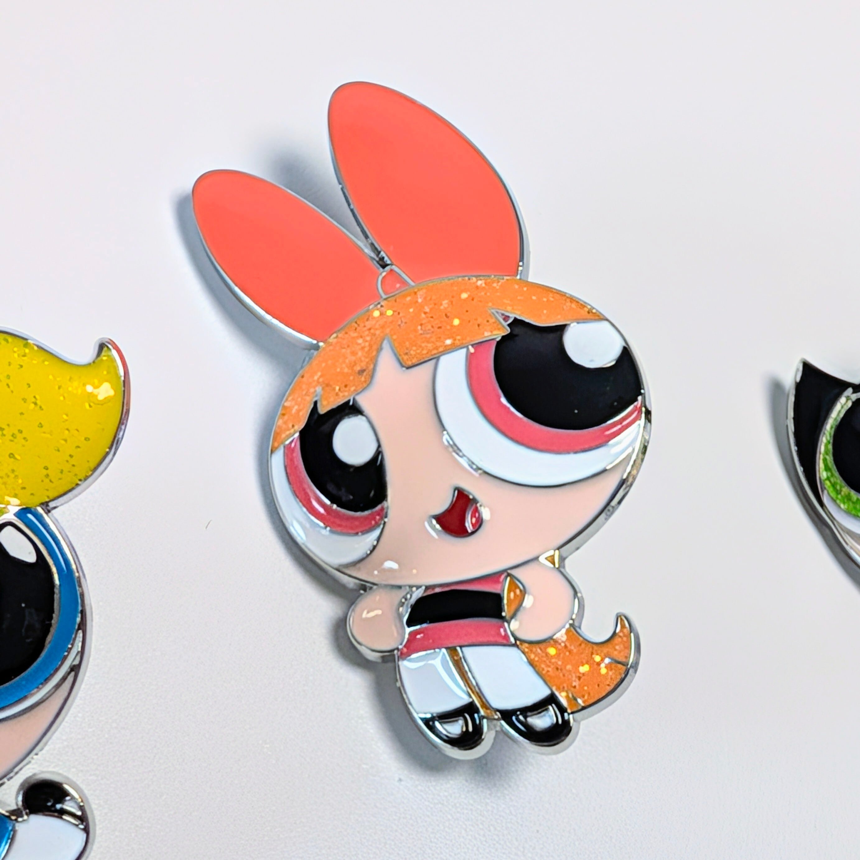送料無料！★ピンズ PINS★ピンバッジ 【 The Powerpuff Girls ( パワーパフガールズ ) 】3Pセット / ピンズセット〚アメリカン雑貨 アメトイ〛