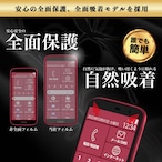 Hy+ らくらくスマートフォン フィルム F-53E ガラスフィルム W硬化製法 一般ガラスの3倍強度 全面保護 全面吸着 日本産ガラス使用 厚み0.33mm ブラック