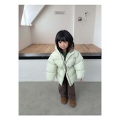【取寄】digreen フォール配色パディング｜冬服｜韓国子供服