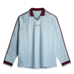 POLAR / DAVIE LS SHIRT - SKY BLUE/WINE
