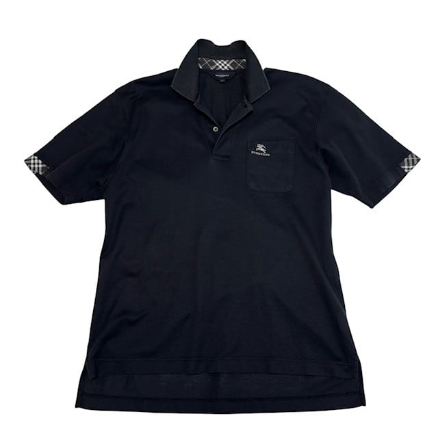 古着 バーバリーゴルフ BURBERRY GOLF 半袖ポロシャツ クリーニング