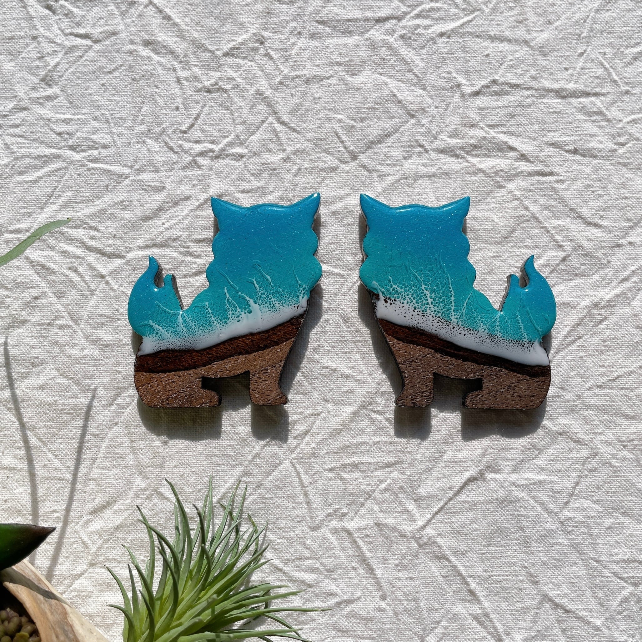 海のレジンアート・シーサー（自立） | WASS