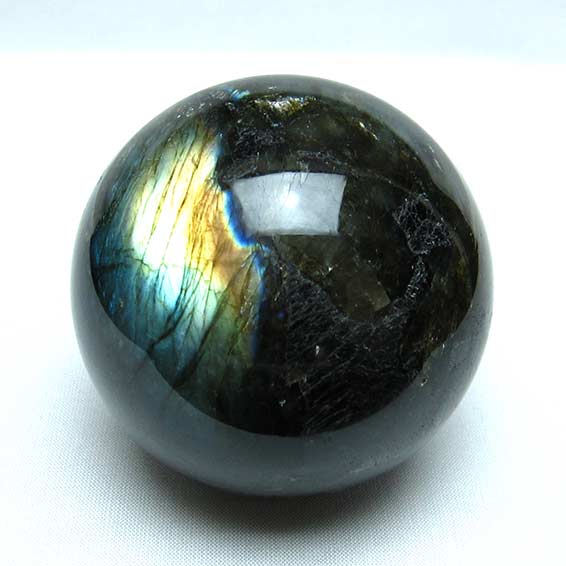 ラブラドライト 丸玉 74mm スフィア 一点物 151-5053