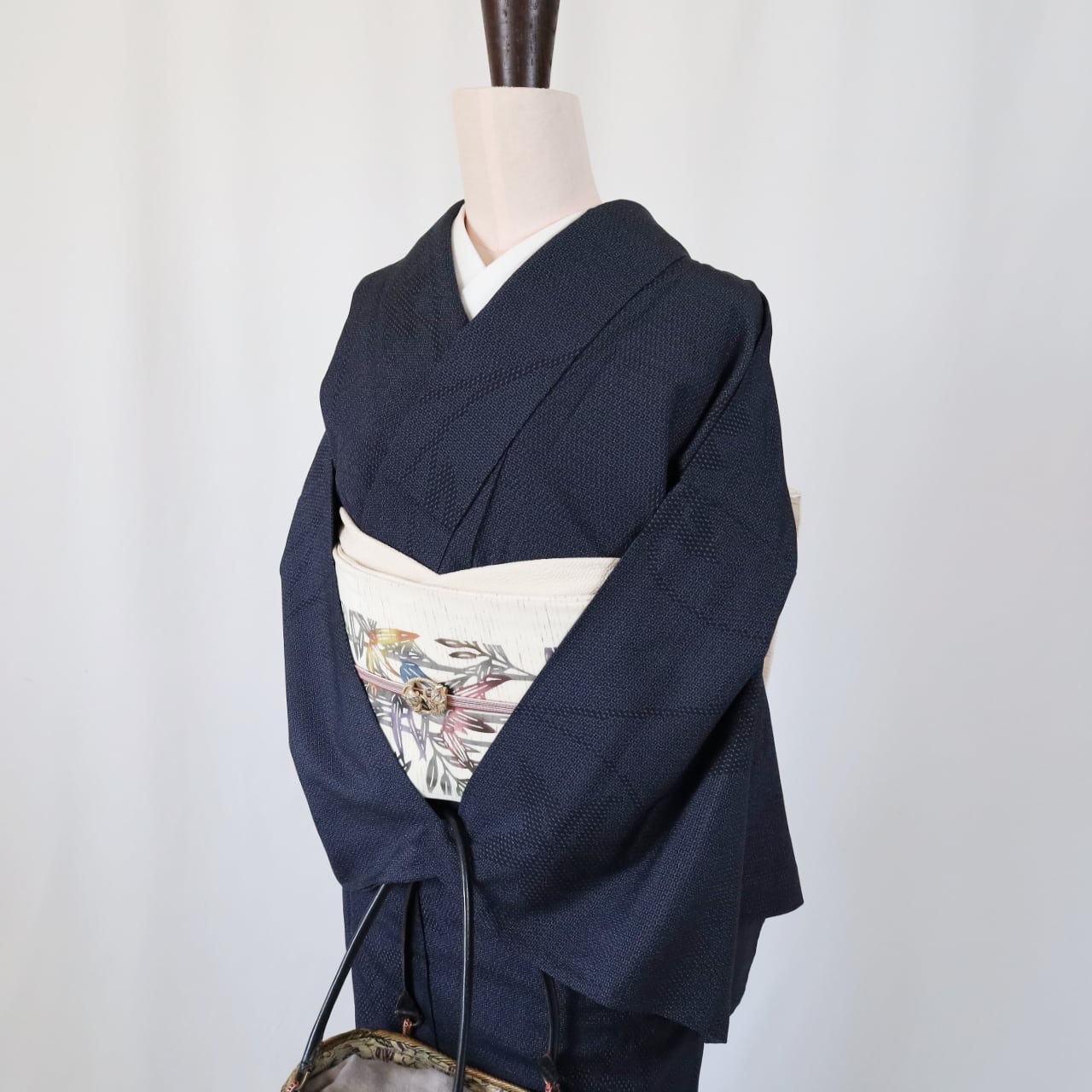 本塩沢（単衣）100山亀甲絣／手縫い仕立て・美品！ | SELECT KIMONO 華ふじ