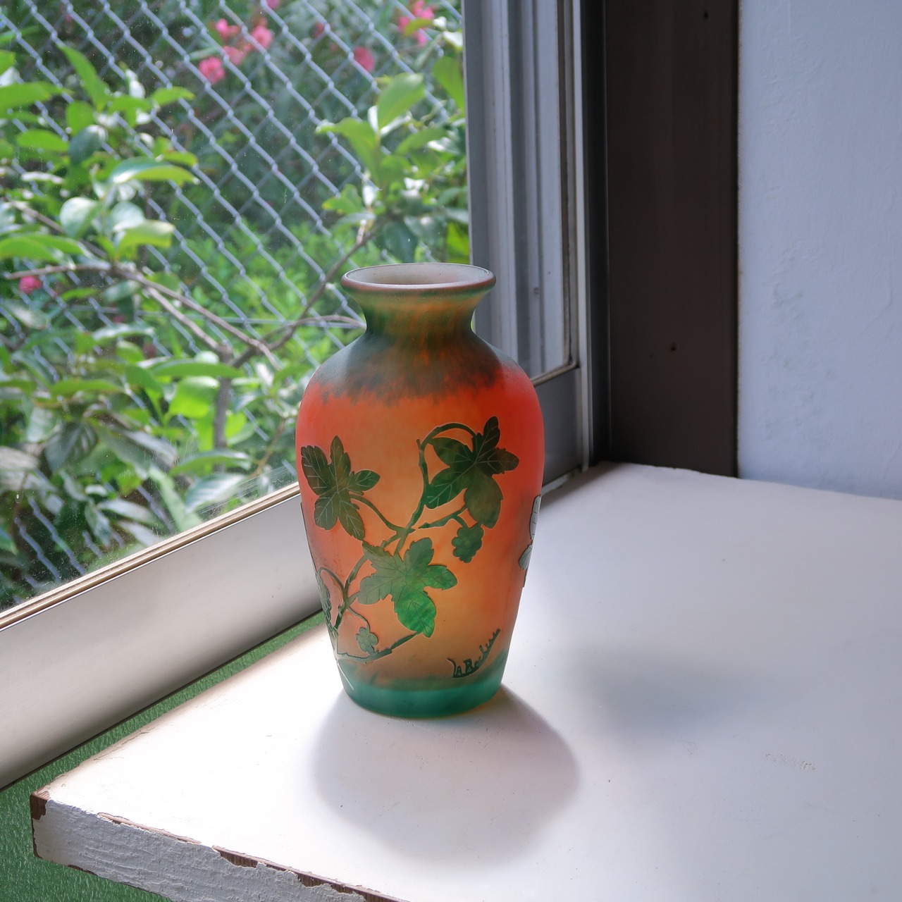 夕焼けのような花瓶