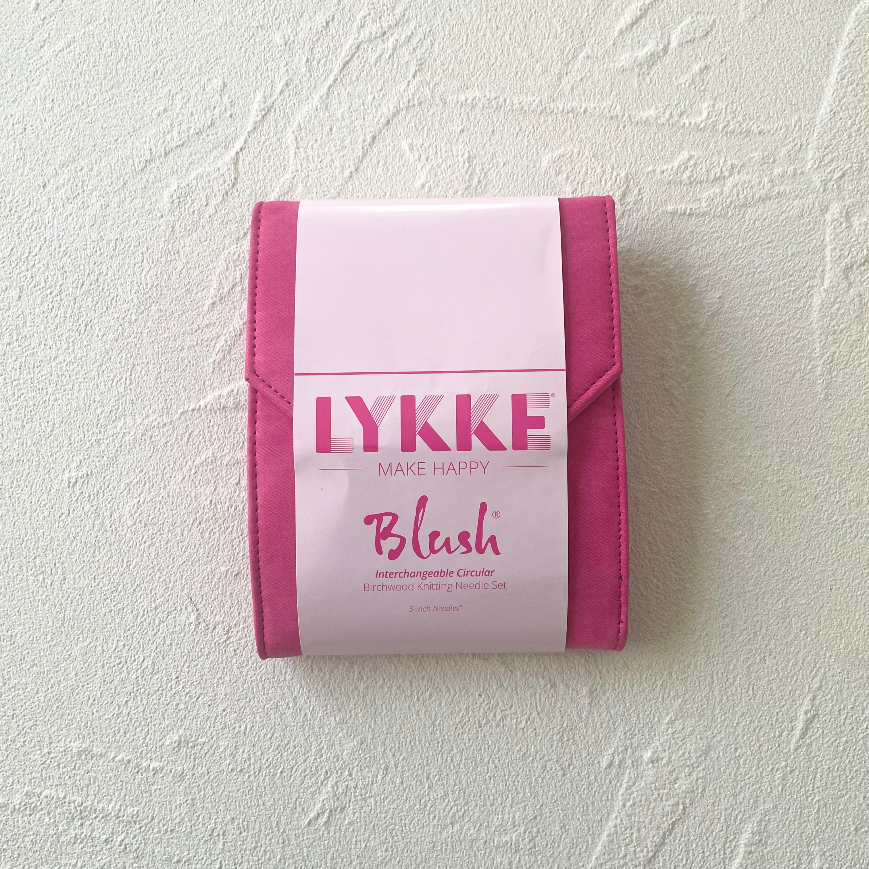 LYKKE 付け替え式輪針スターターセット Blush 針長5インチ【fuchsia