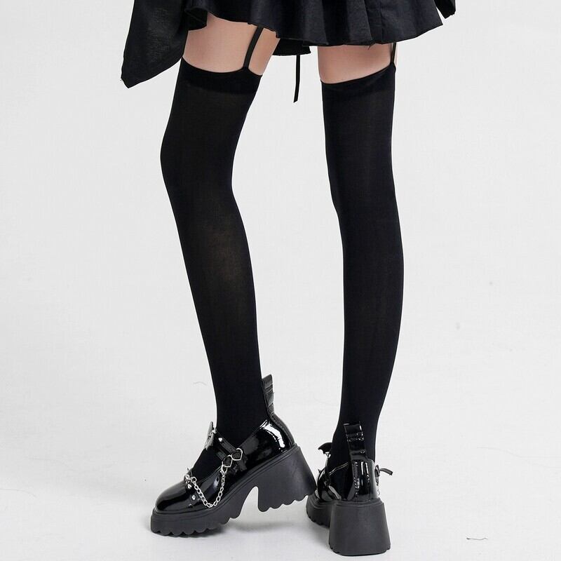 Cross garter tights r0155