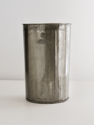ゴミ箱 リサイクルスチール φ18cm / Recycle Steel Trash Can Round φ180 PUEBCO