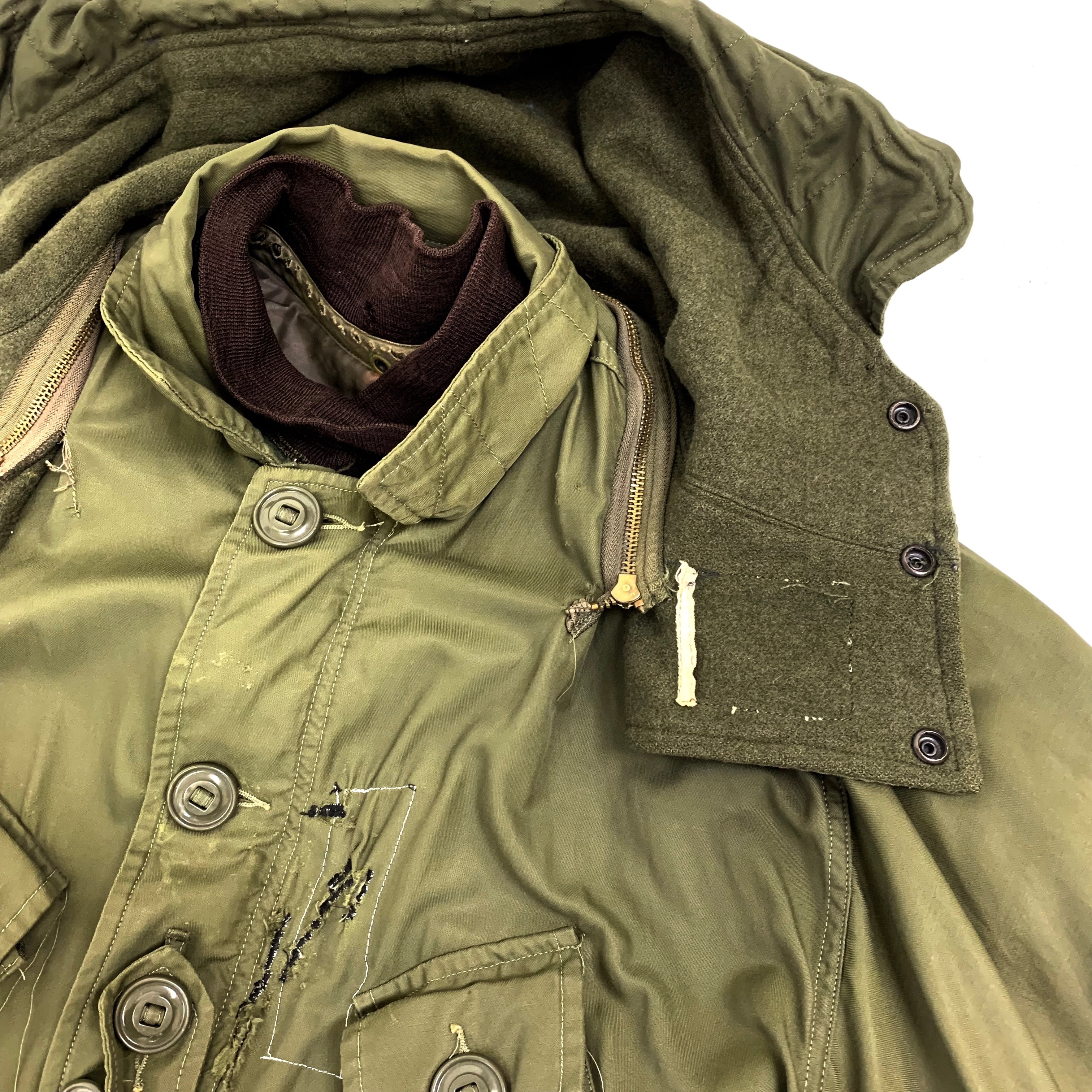 1970's Canadian military ECW combat parka オリーブグリーン カーキ