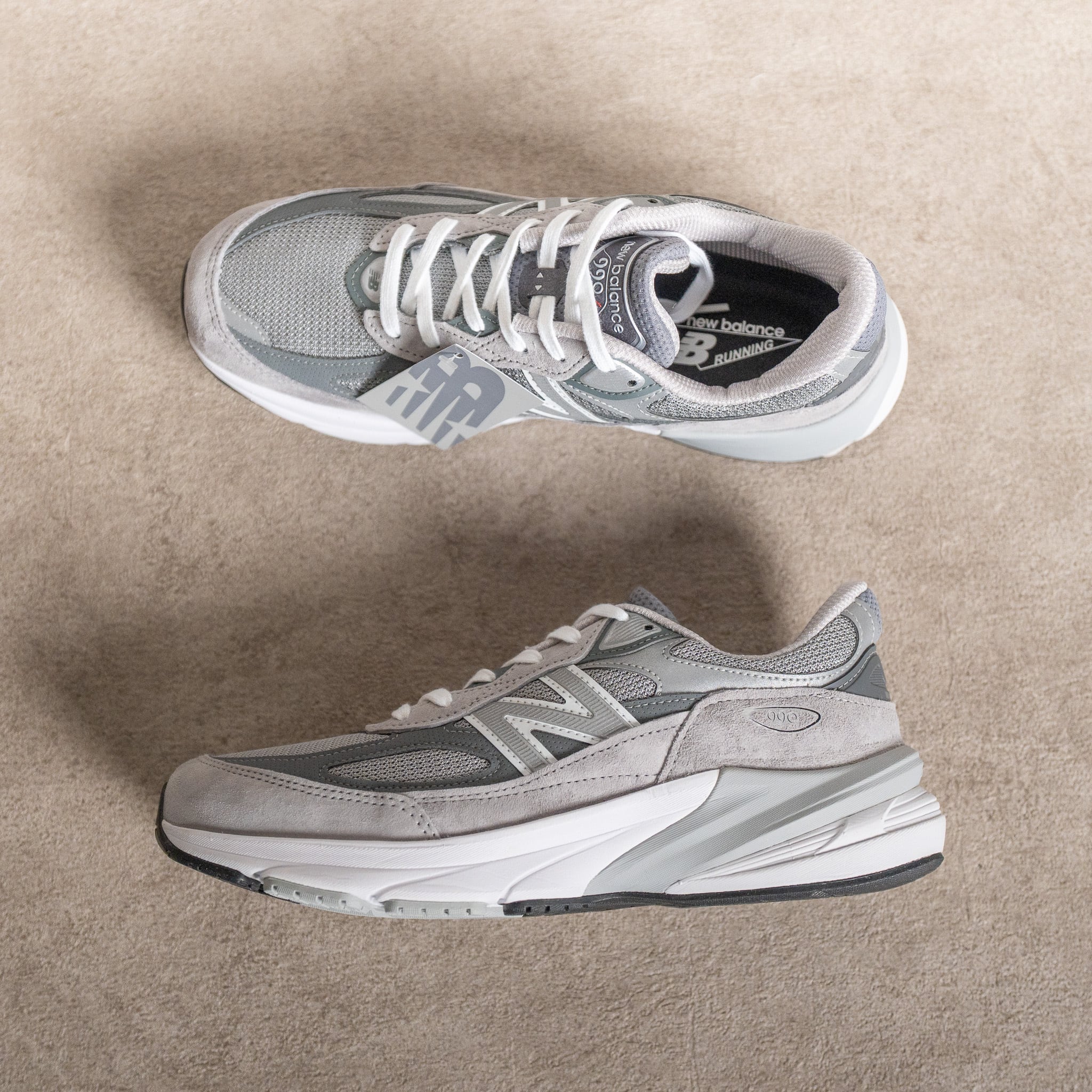 【New Balance】M990GL6 "GRAY" Made in USA 新品 ニューバランス グレー 箱付き 26 26.5 27 27.5 並行輸入品