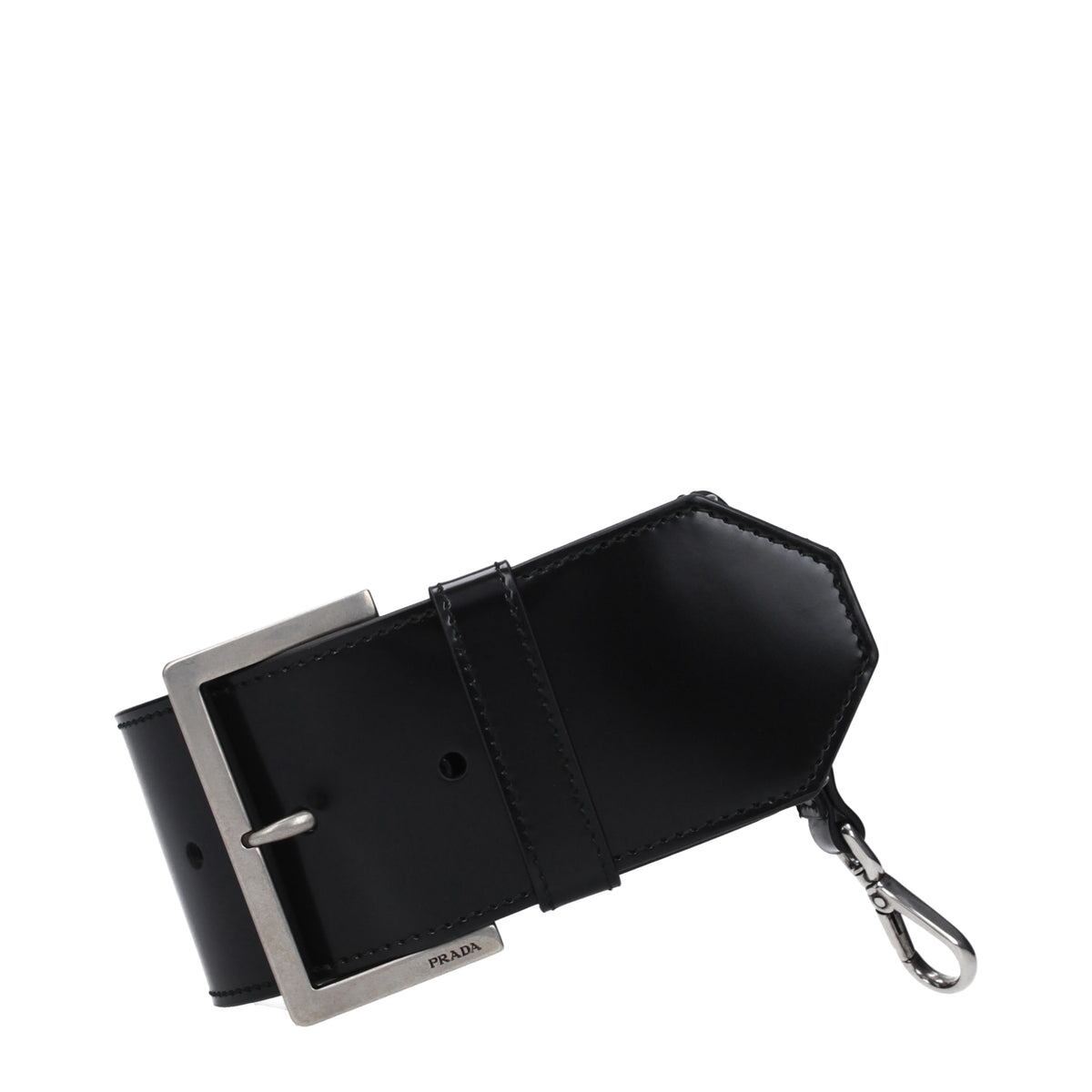 【新品】PRADA プラダ レディース 小物 レザー ブラック 1TW008ZO6F0002