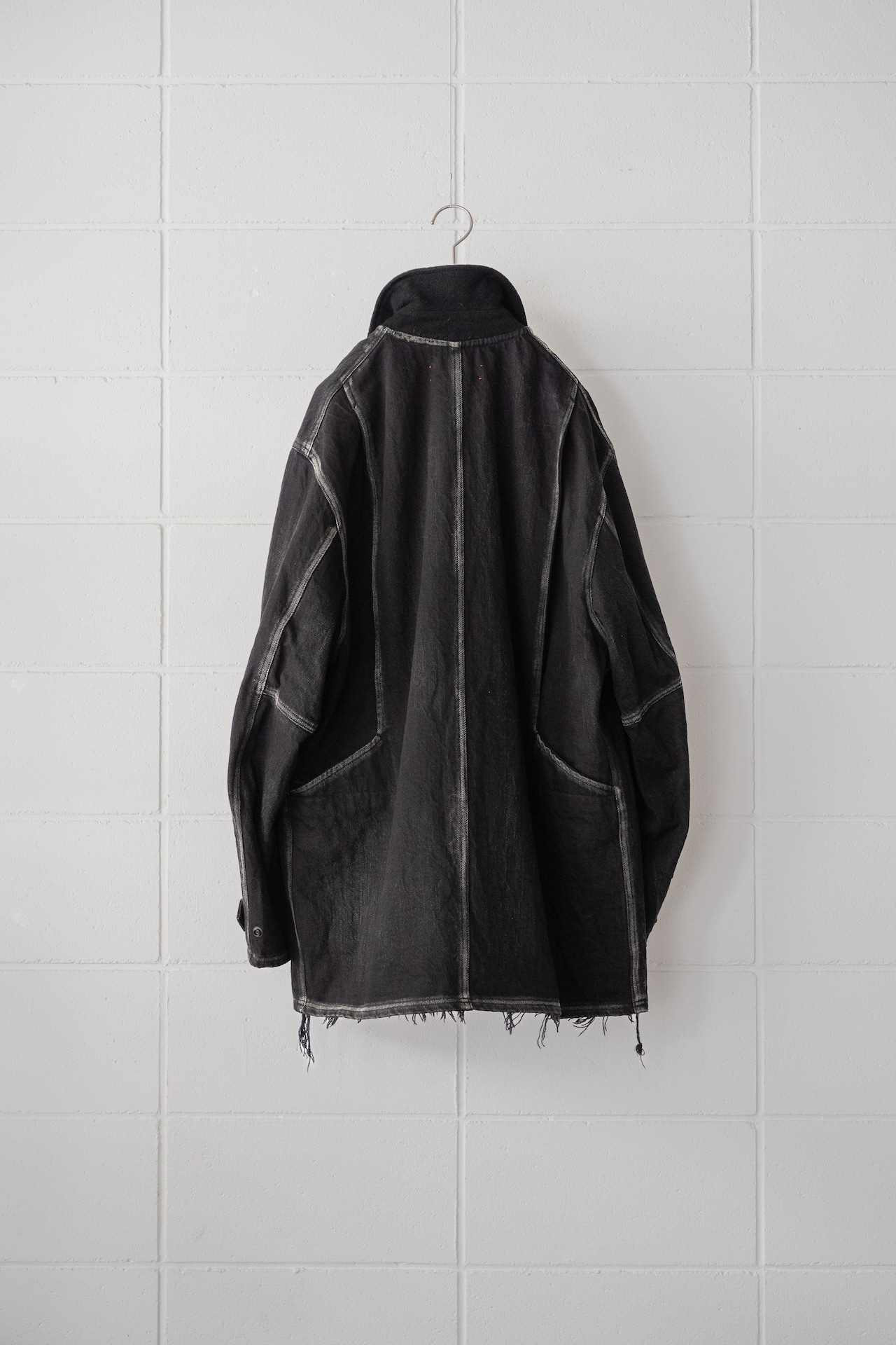barbell object / denim coverall - ag