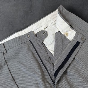 POLO by Ralph 90s Lauren two-tuck trousers 千鳥格子 ツータックスラックス W38 古着
