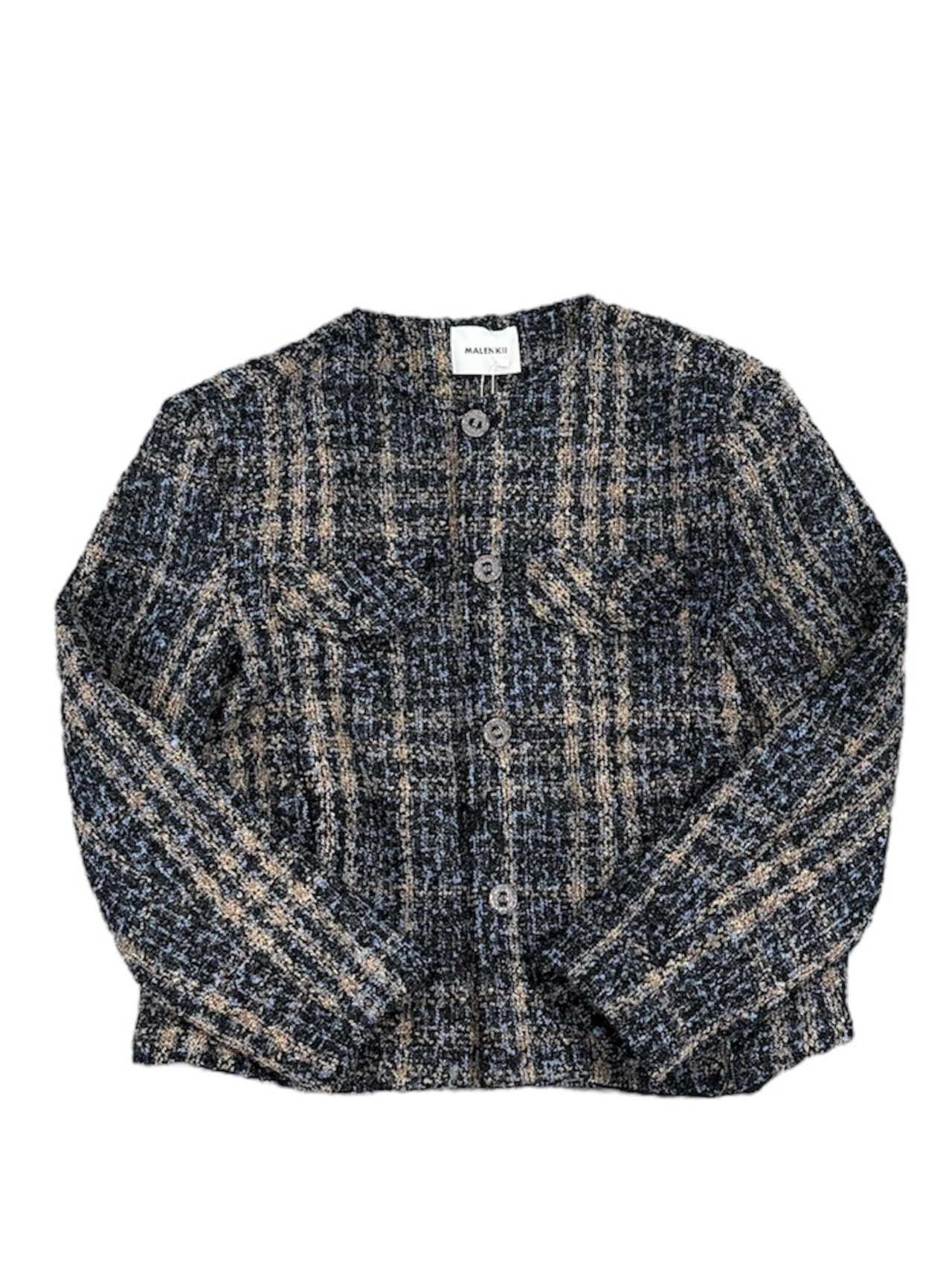ALUDE SELECT】blue chuck tweed jacket | 【ALUDE】韓国メンズ 