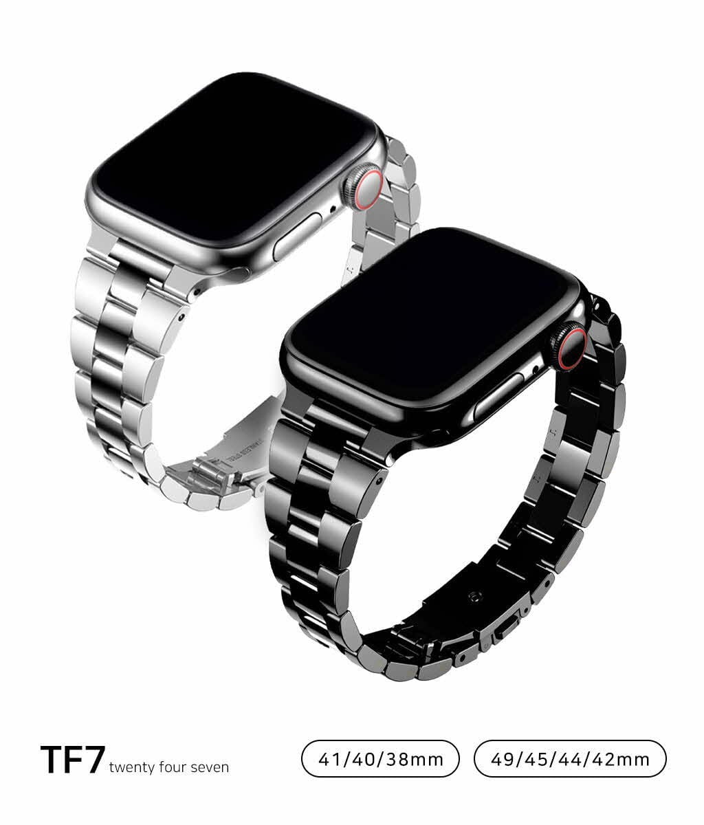 国内正規品 TF7 イージーアジャスト メタルバンド for Apple Watch