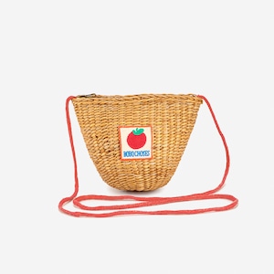 BOBO/BC Tomato Patch raffia hand bag/124AI041