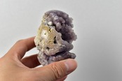 Grape Agate Egg Shape