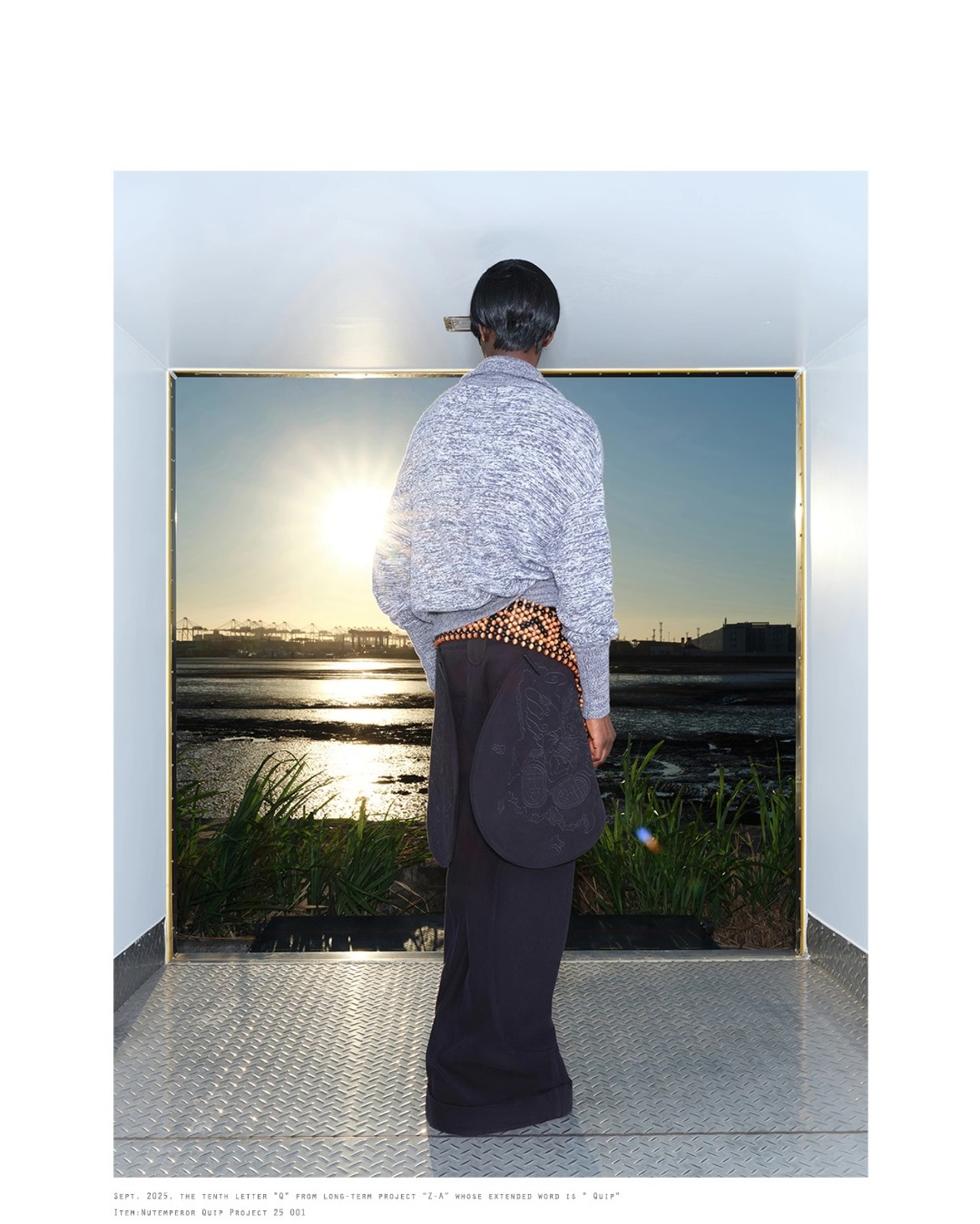 NUTEMPEROR Quip Project 036 Irregular Knit Pullover