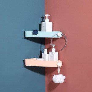 bath room corner shelf 4colors / バスルーム コーナー シェルフ 取り付け 棚 お風呂場 浴室 キッチン 整理整頓 収納 韓国 インテリア 雑貨