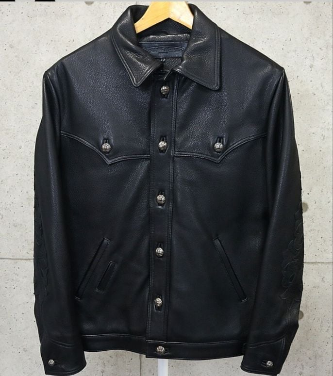 CHROME HEARTS クロムハーツ フローラルクロスパッチ クラシックジーン