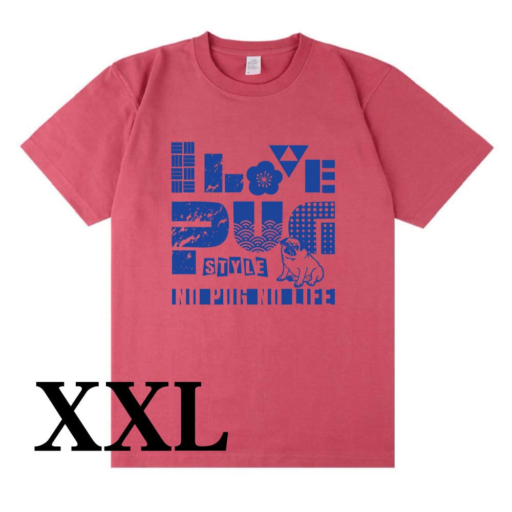 XXL フェスっぽいＴシャツ【 フラミンゴピンク】