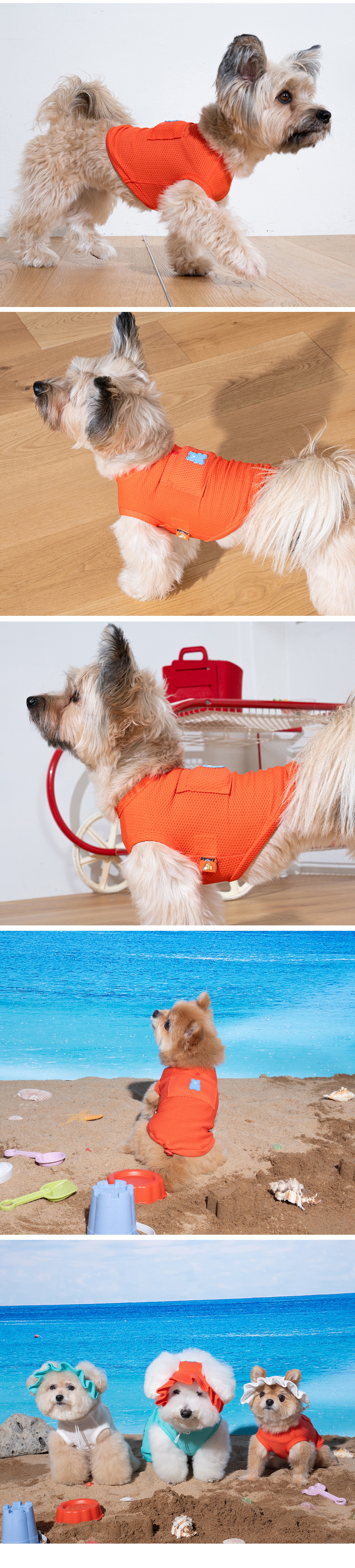 【puppygallery公式】Gom gom cooling tank top 4XL-5XL