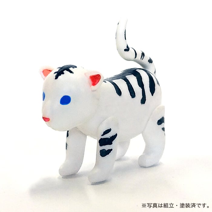 アスカモデル 干支プラモ ことらさん しろいろ 1枚入 シールつき